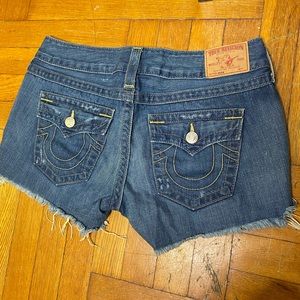 True religion Jean shorts size 31